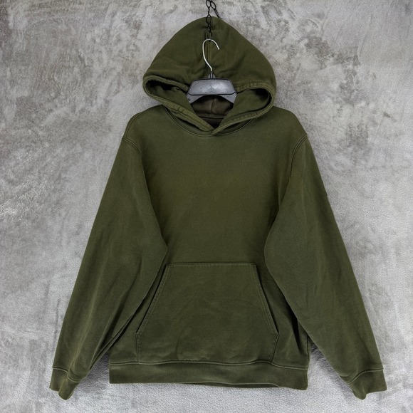 ALO Yoga Other - Alo Hoodie Mens L Accolade Olive Green Pullover Fleece Logo EUC